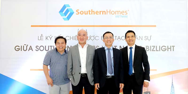 LỄ KÝ KẾT CHIẾN LƯỢC ĐÀO TẠO NHÂN SỰ GIỮA SOUTHERN HOMES VIỆT NAM & BIZLIGHT