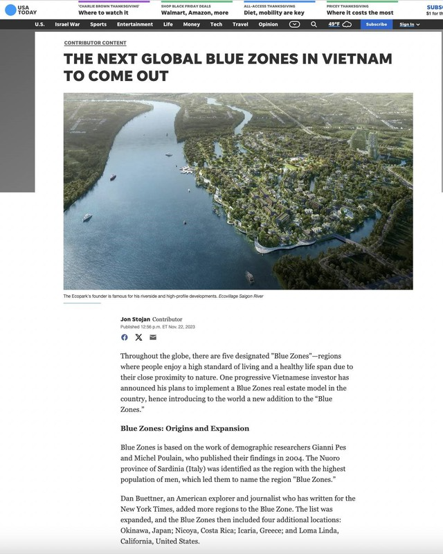 Báo quốc tế: Vùng đất Blue Zones thứ 6 trên thế giới xuất hiện tại Việt Nam