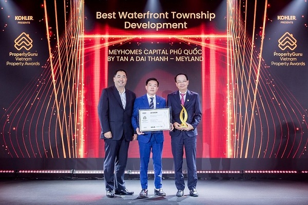 Meyhomes Capital Phú Quốc nhận giải thưởng Khu đô thị ven biển xuất sắc nhất 2023