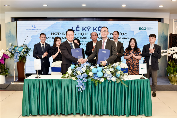 Tân Á Đại Thành ký hợp đồng hợp tác chiến lược với tập đoàn tư vấn BCG
